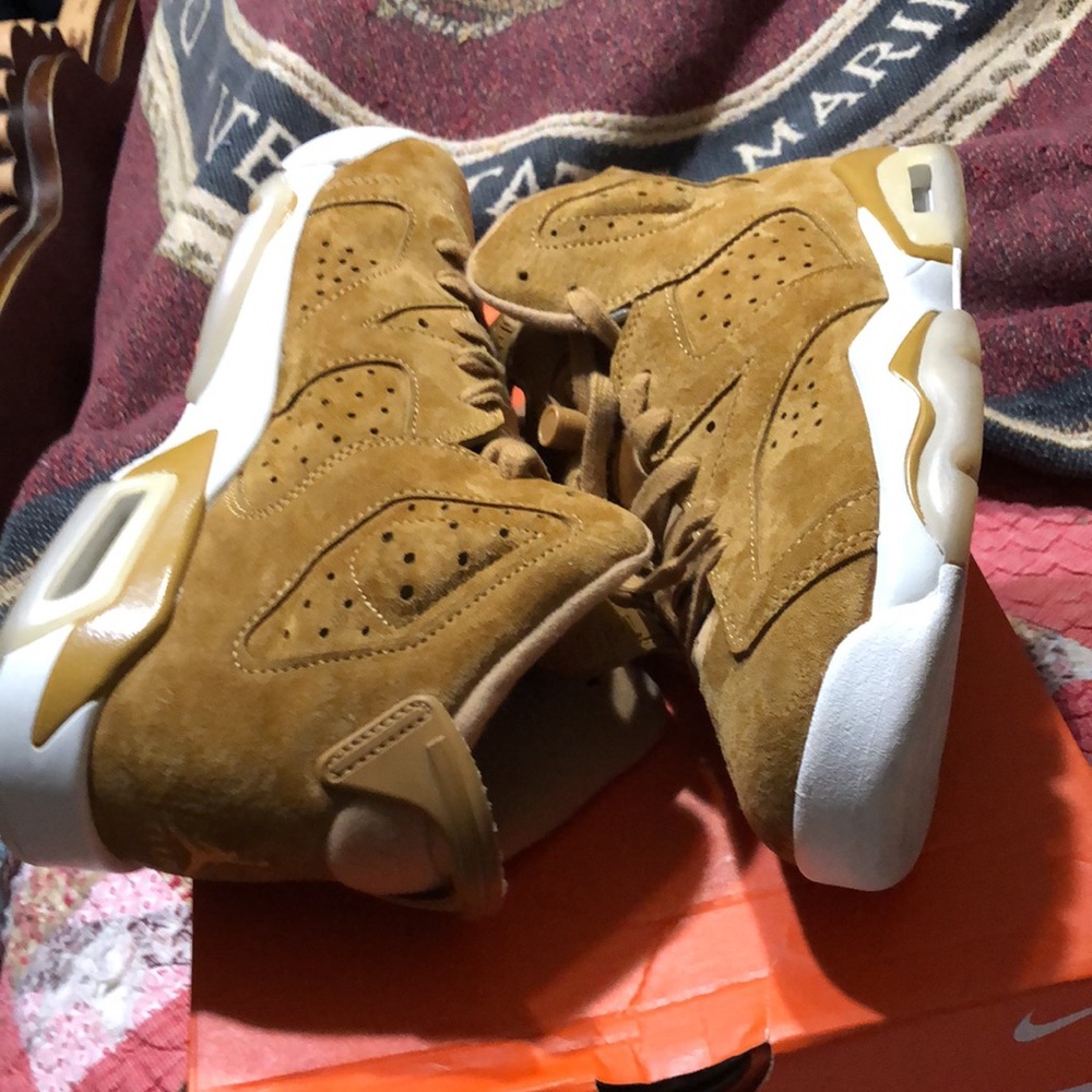 Nike Air Jordan’s- Mustard Gold-Size:7Y-Sensible Offers Welcomed